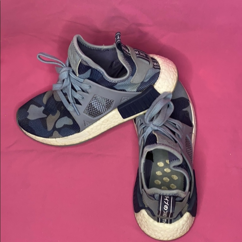 NMD ADIDAS camo blue